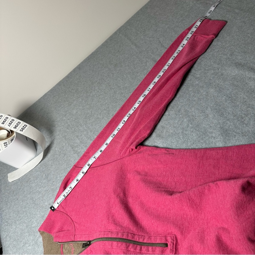 Tommy Bahama Pink Quarter-Zip Jacket - Picture 10 of 10